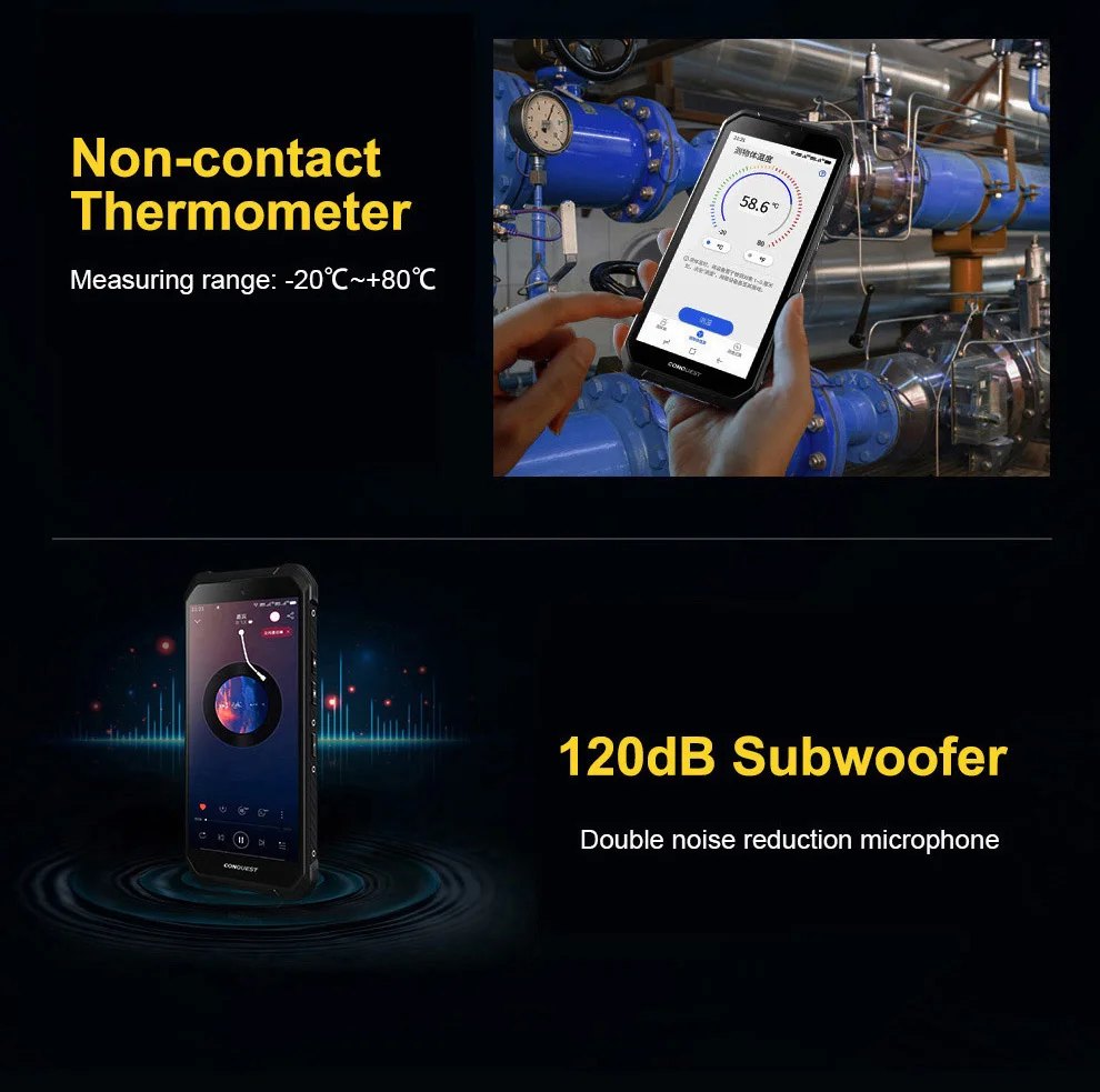 Conquest S21 Rugged Phones product details 1