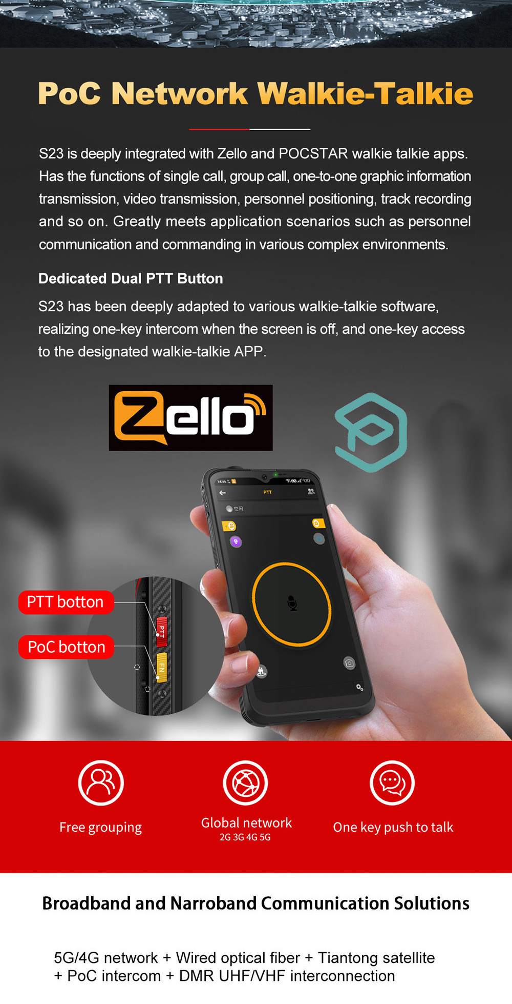 Conquest S23 Rugged Phones product details 12