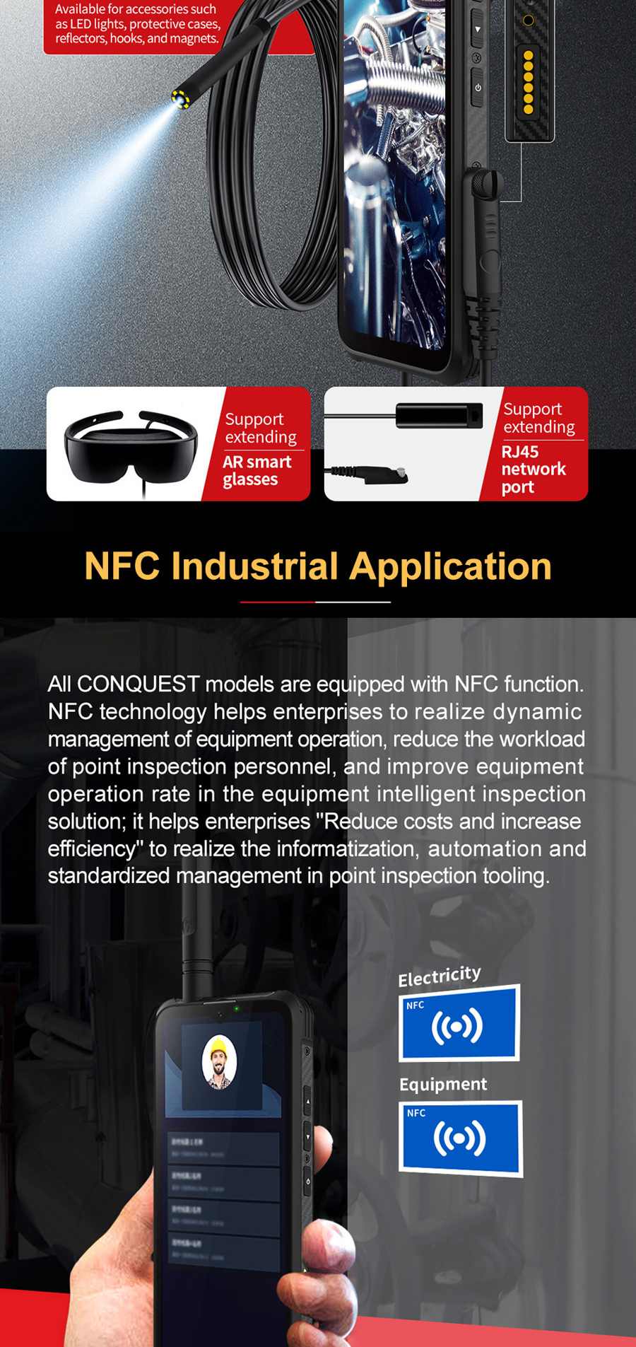Conquest S23 Rugged Phones product details 23