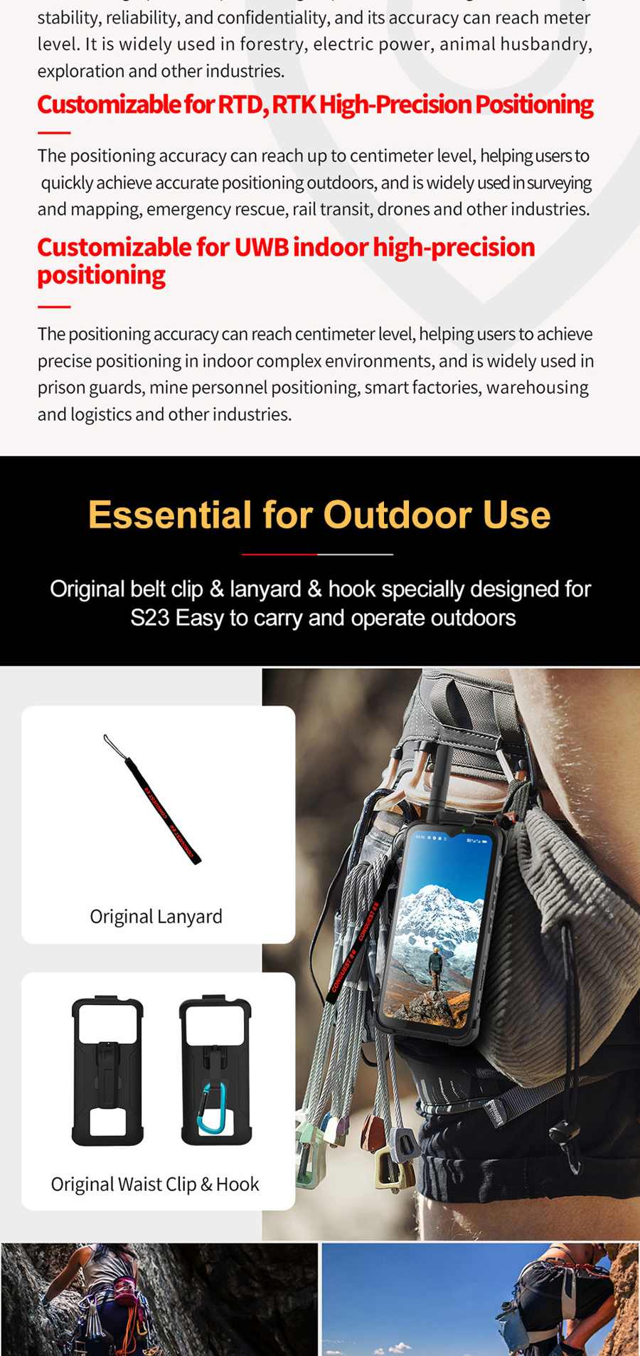 Conquest S23 Rugged Phones product details 27