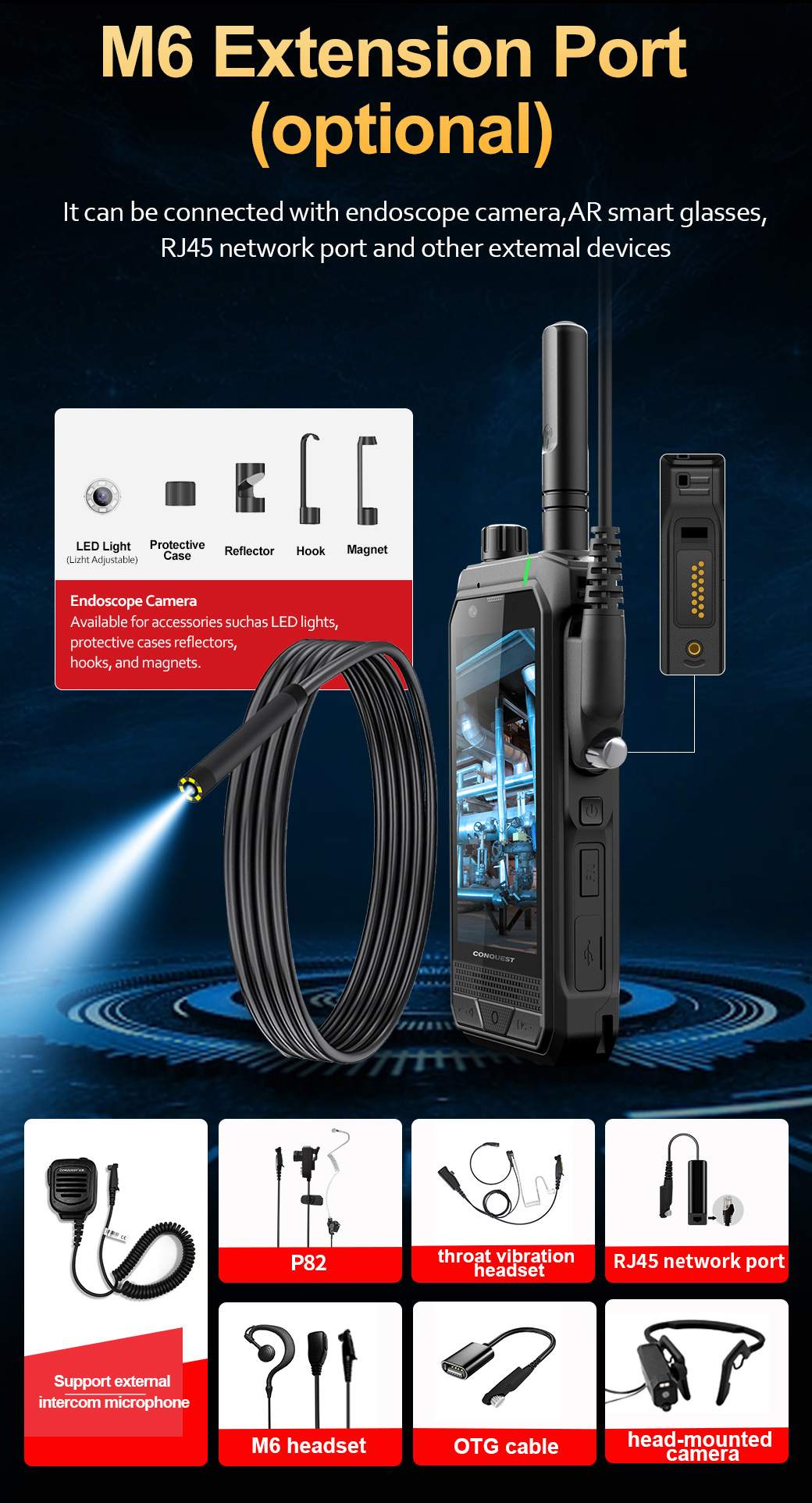Conquest S25 Rugged Phones product details 31