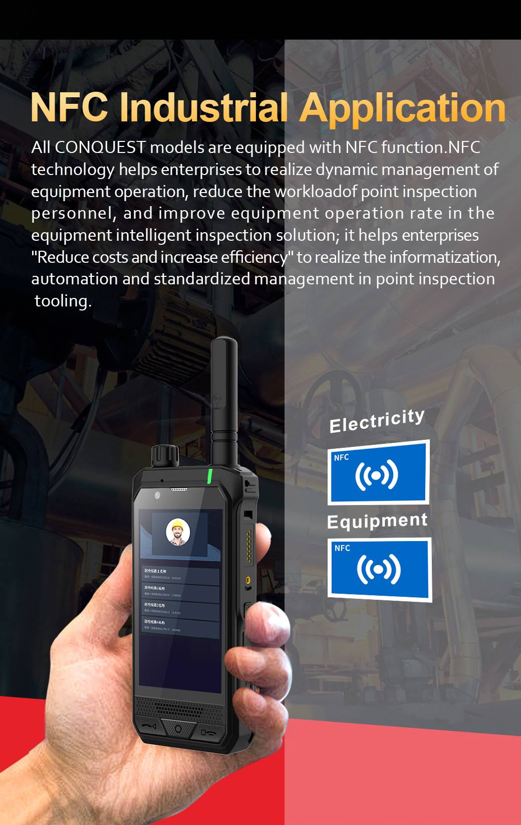 Conquest S25 Rugged Phones product details 32