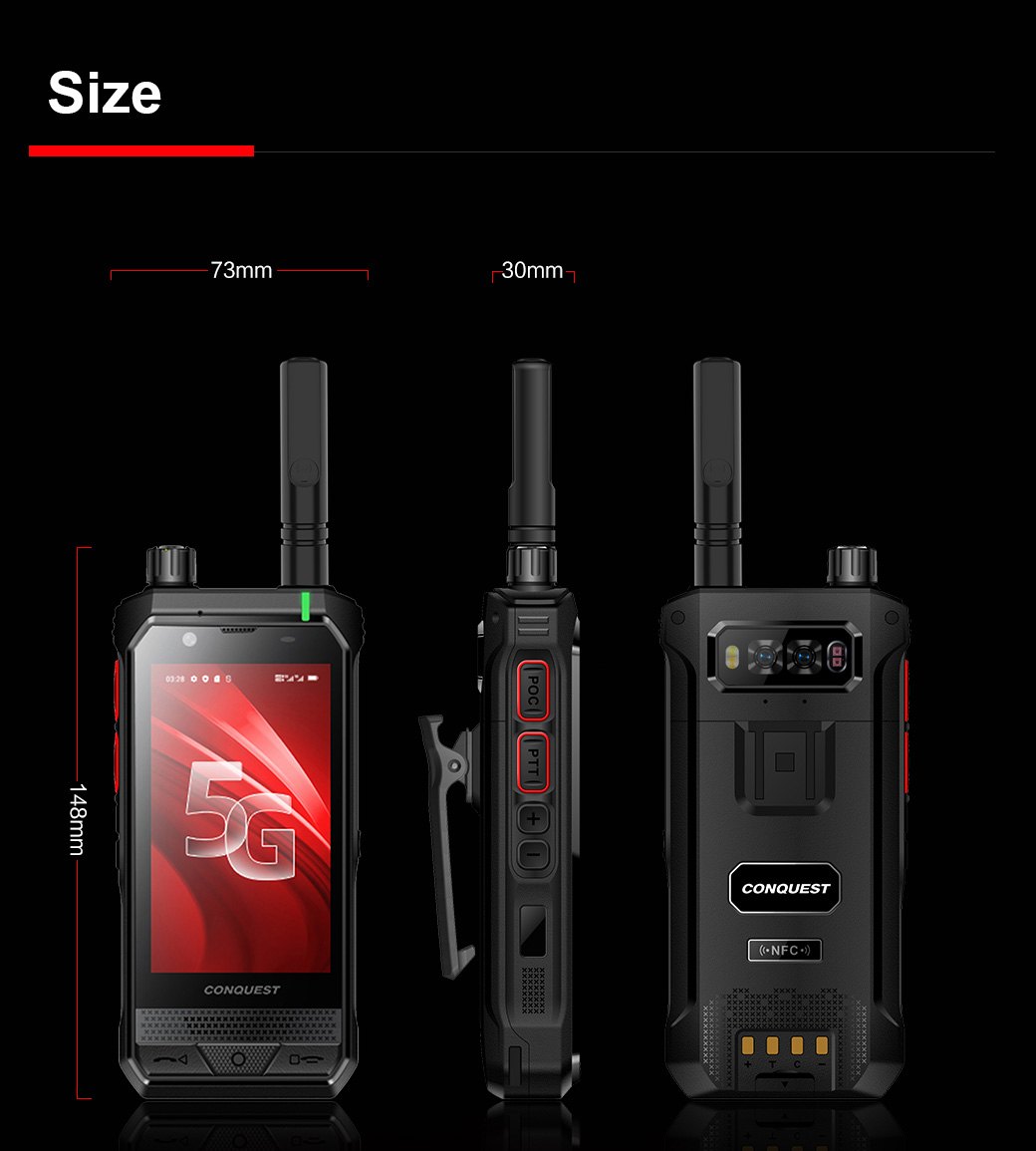 Conquest S25 Rugged Phones product details 38