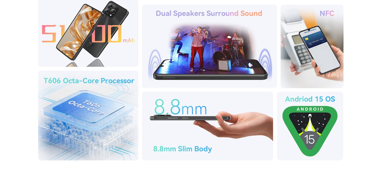 Cubot A40 Smart Phones features 2