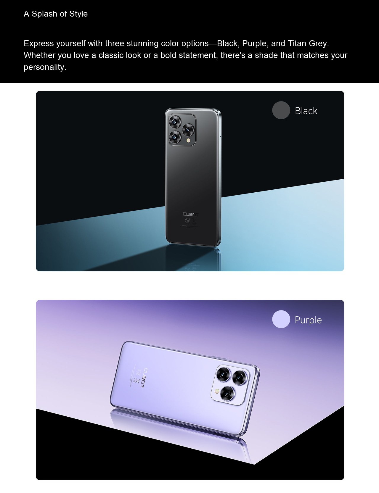Cubot A40 Smart Phones features 14