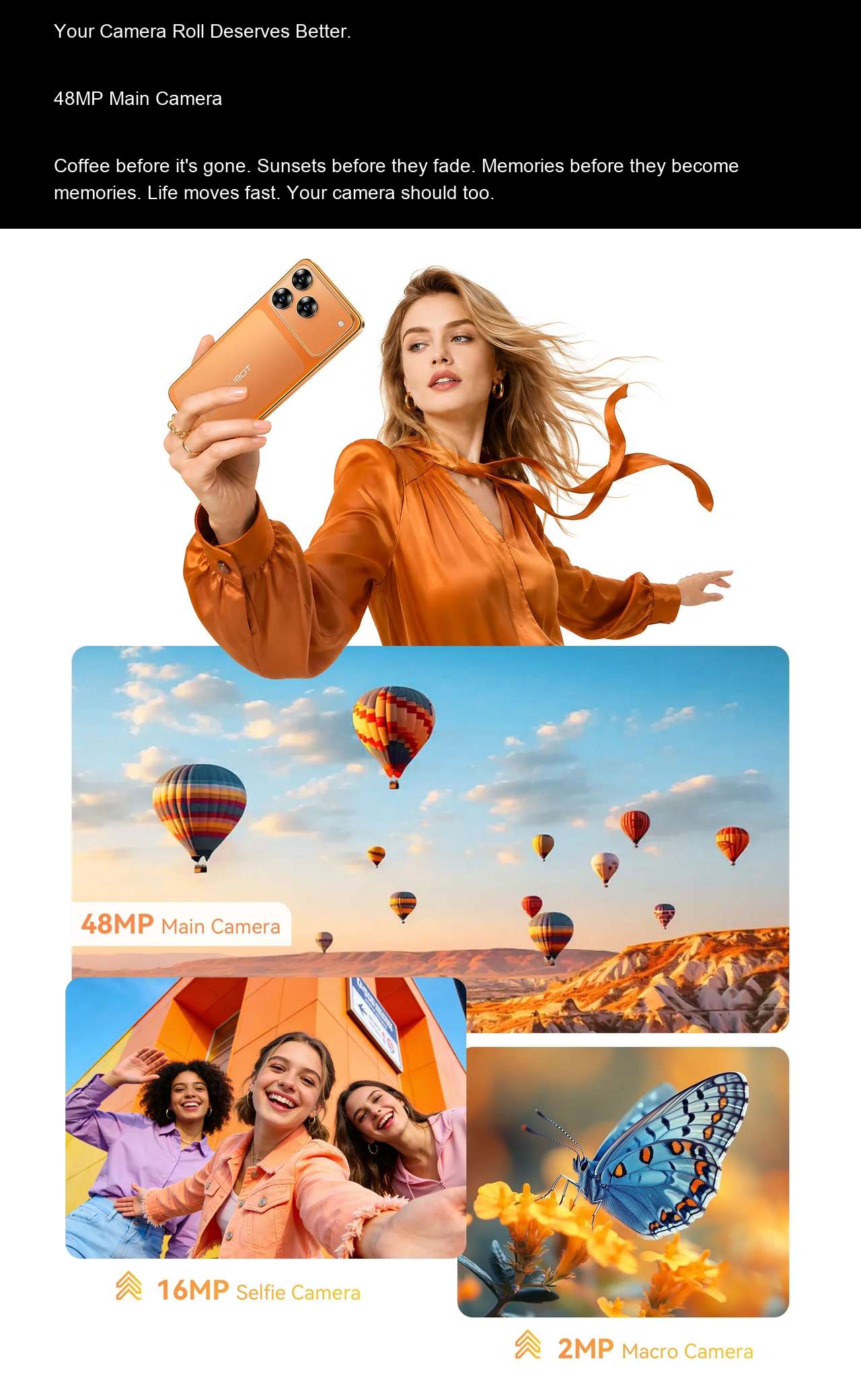 Cubot A50 Smart Phones features 6