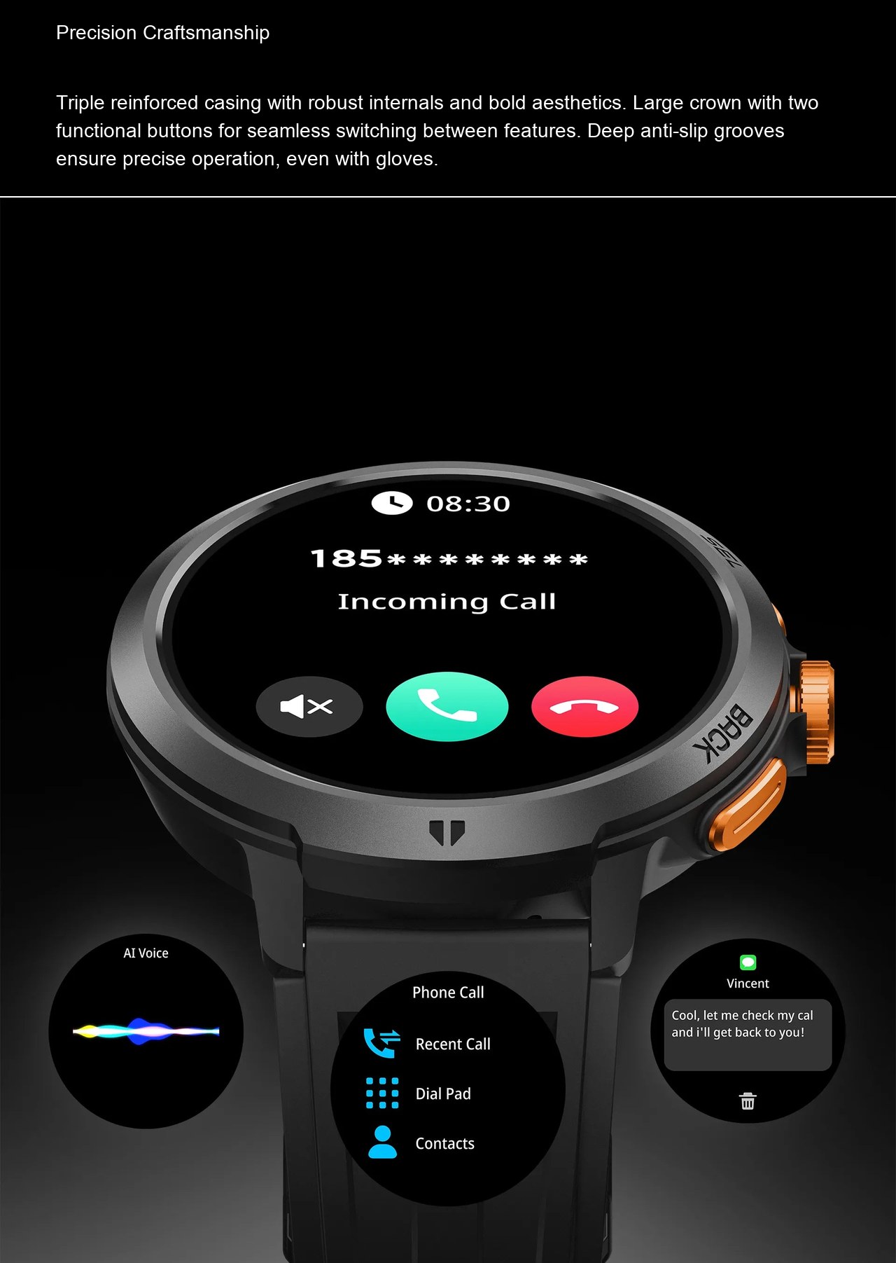 Cubot Beatbox Smartwatches features 6