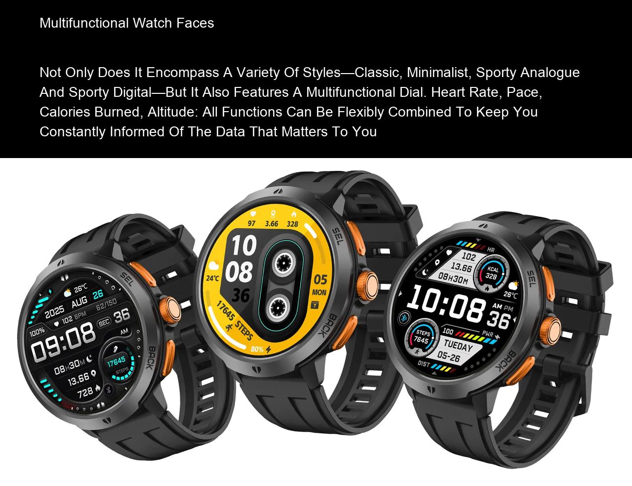 Cubot Beatbox Smartwatches features 17