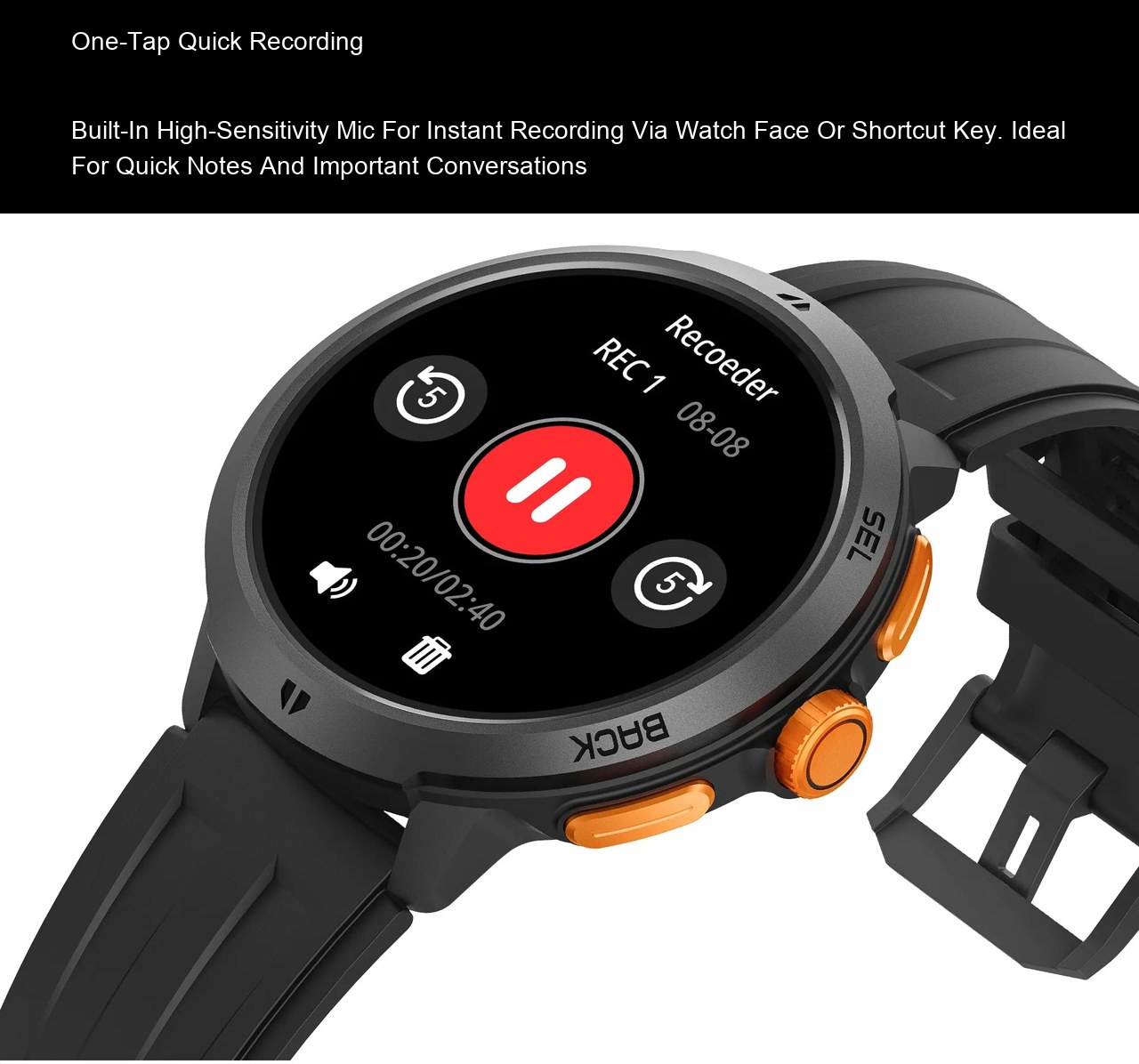 Cubot Beatbox Smartwatches features 18