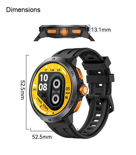 Cubot Beatbox Smartwatches specification illustration 2