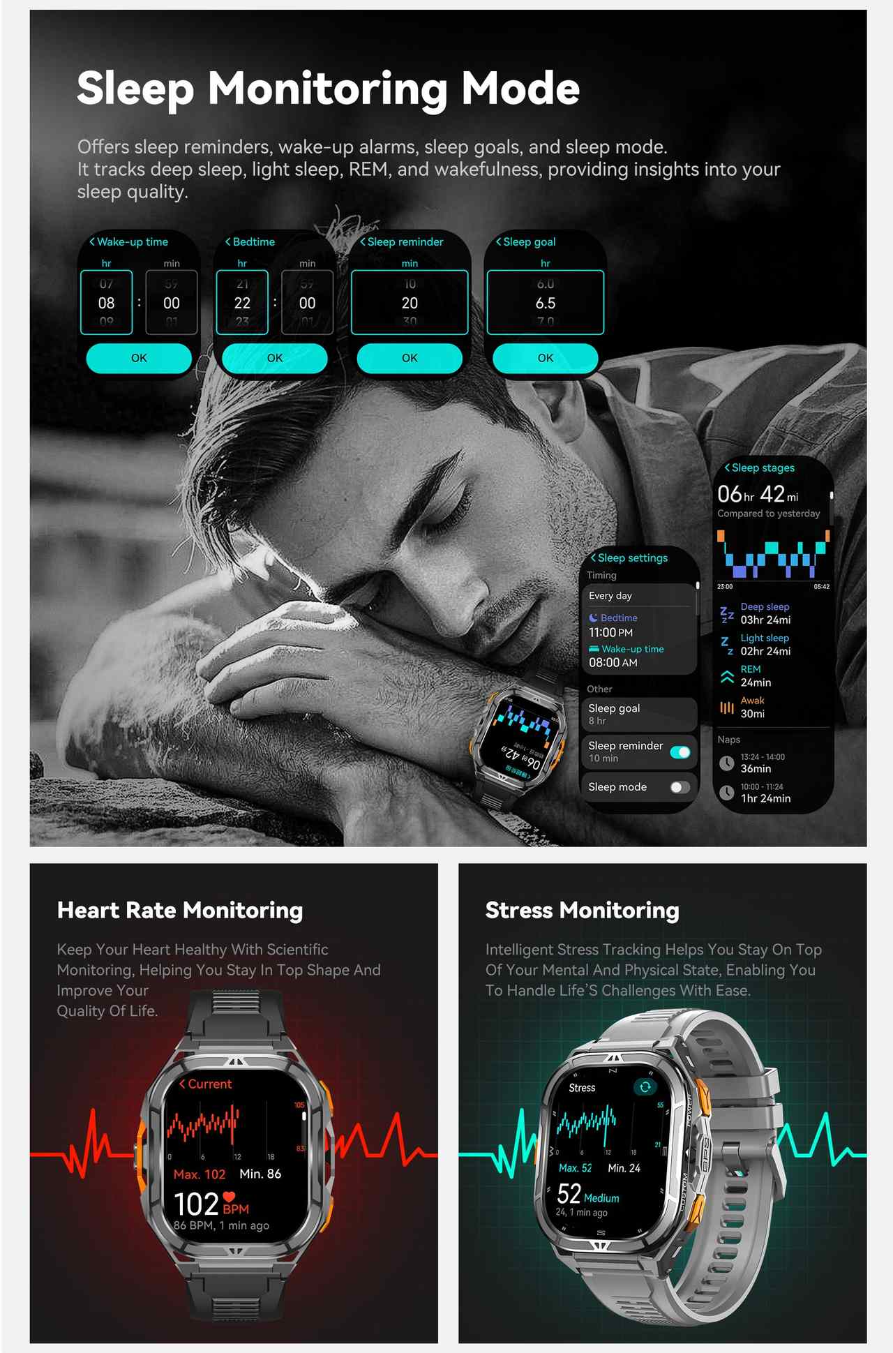 Cubot GT3 Smartwatches features 8