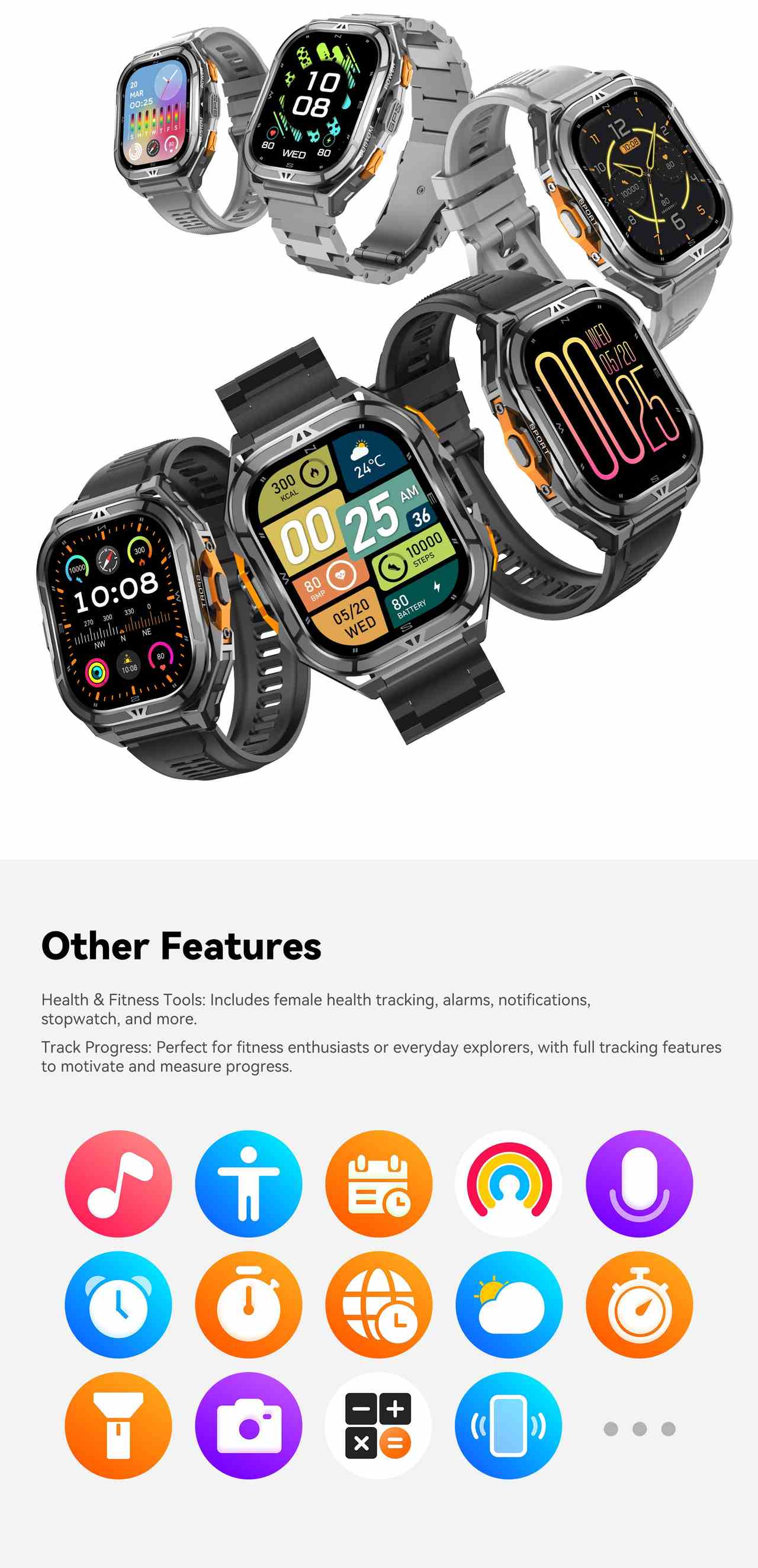 Cubot GT3 Smartwatches features 12