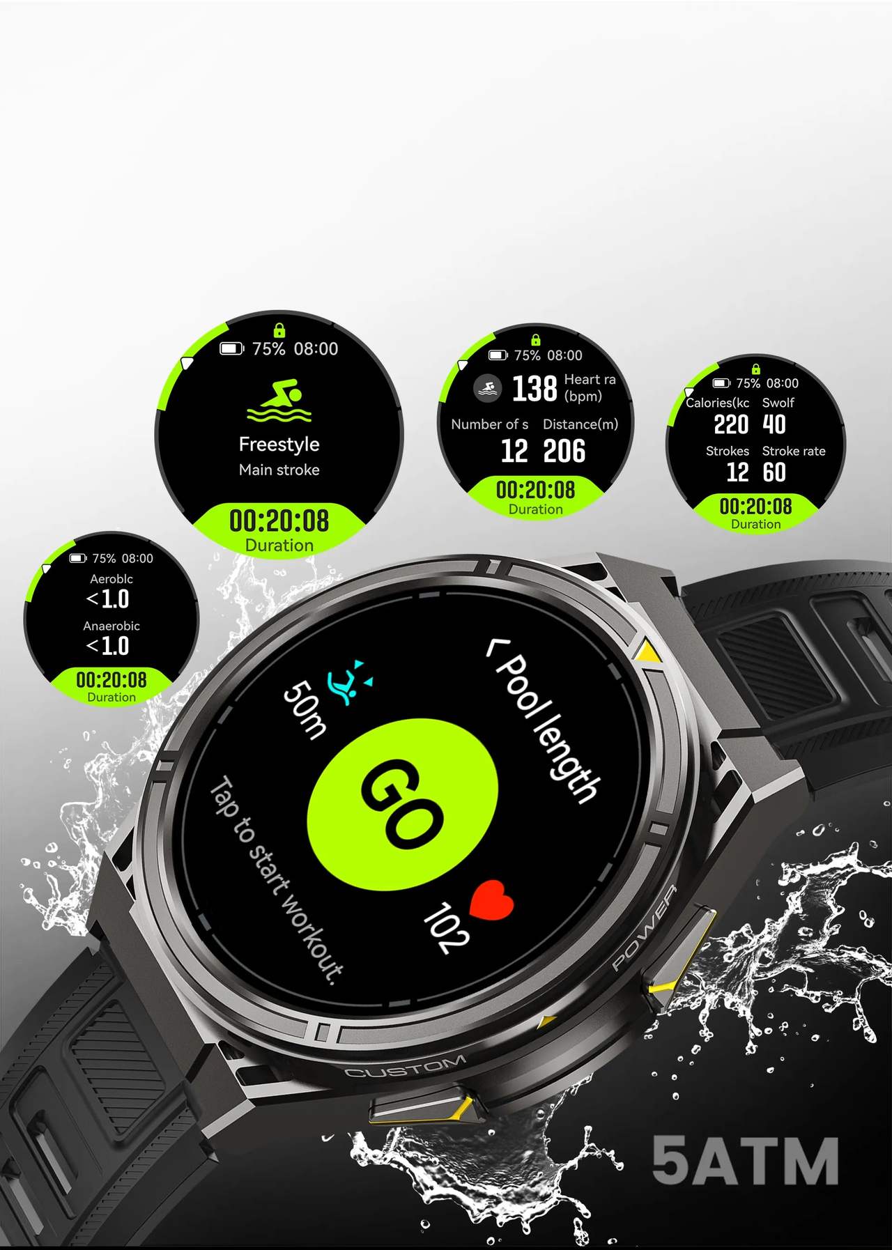 Cubot GT5 Smartwatches features 8