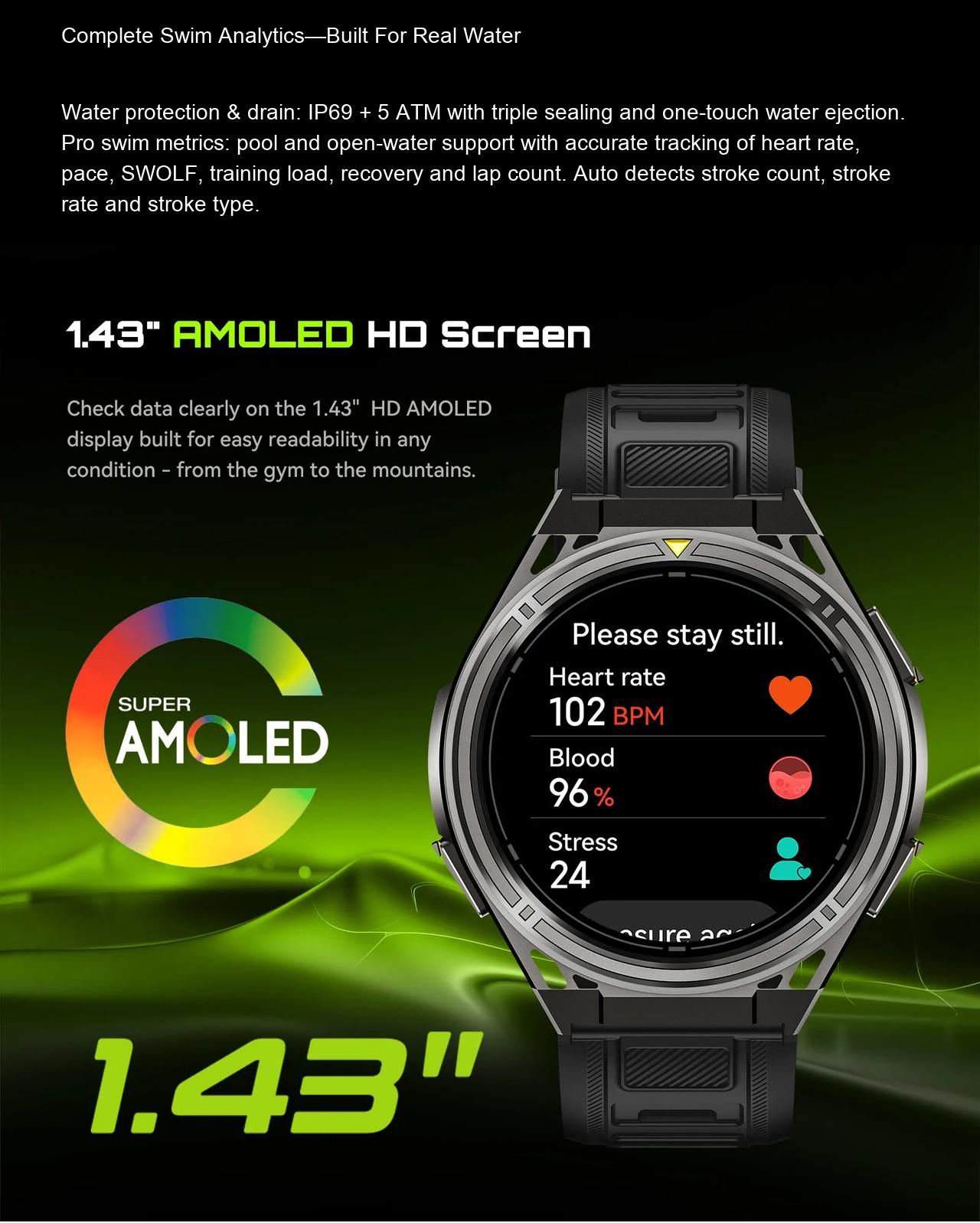 Cubot GT5 Smartwatches features 9