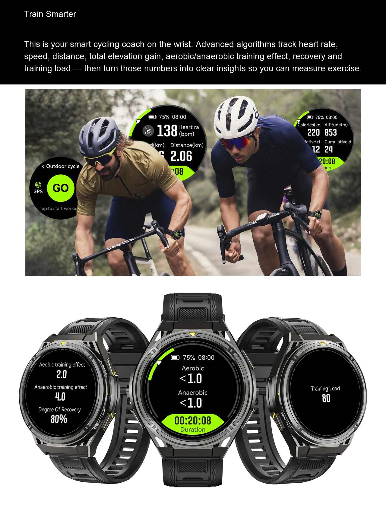 Cubot GT5 Smartwatches features 10
