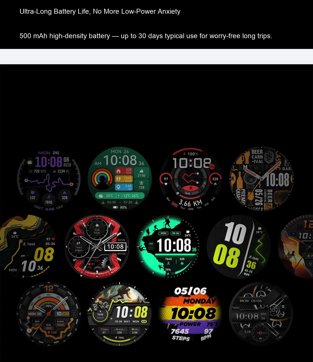 Cubot GT5 Smartwatches features 18