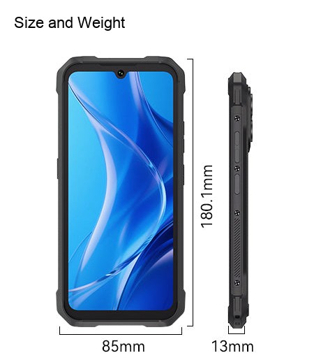 Cubot KingKong Dura Rugged Phones specification illustration 2