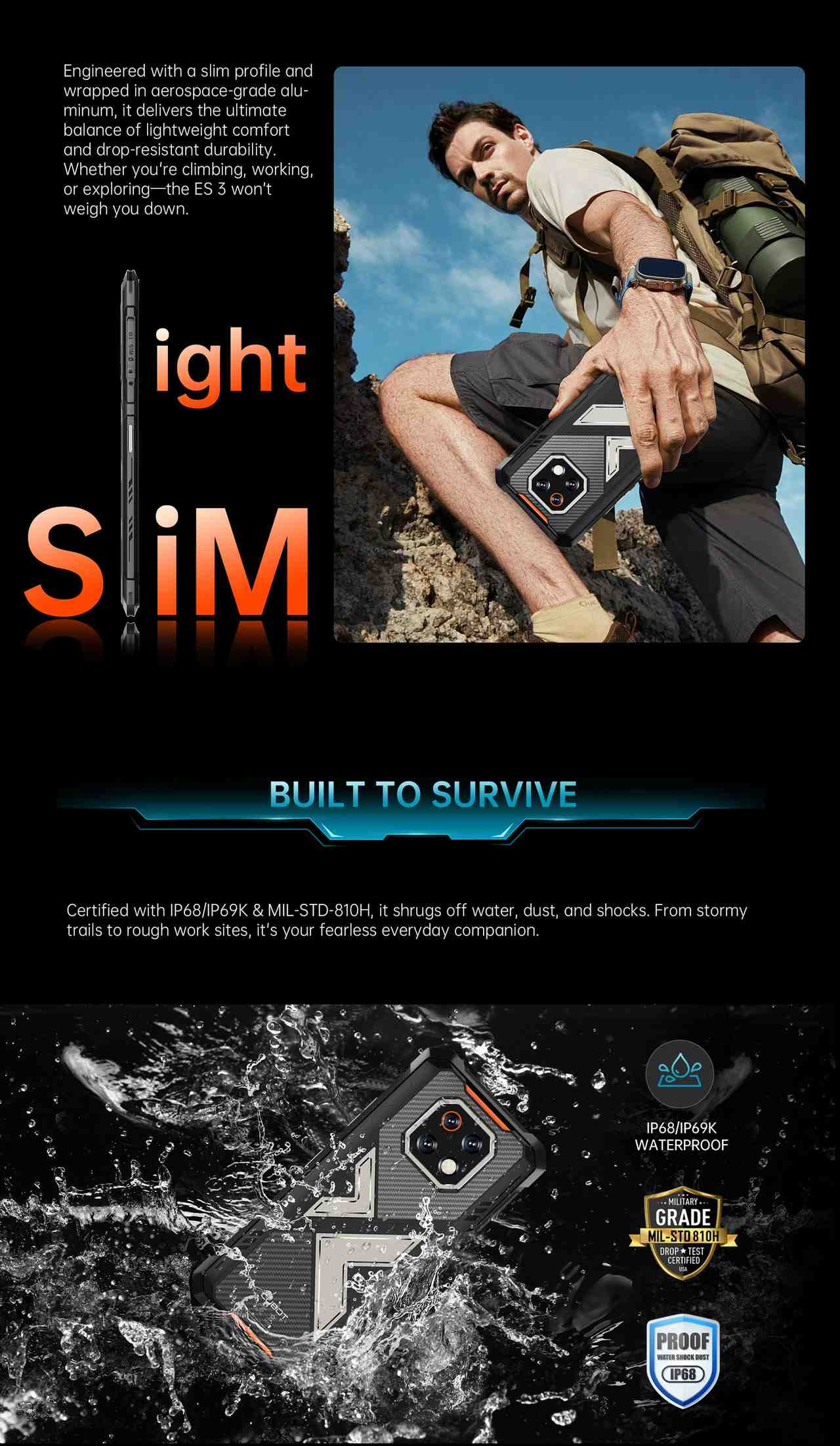 Cubot KingKong ES 3 Rugged Phones features 3