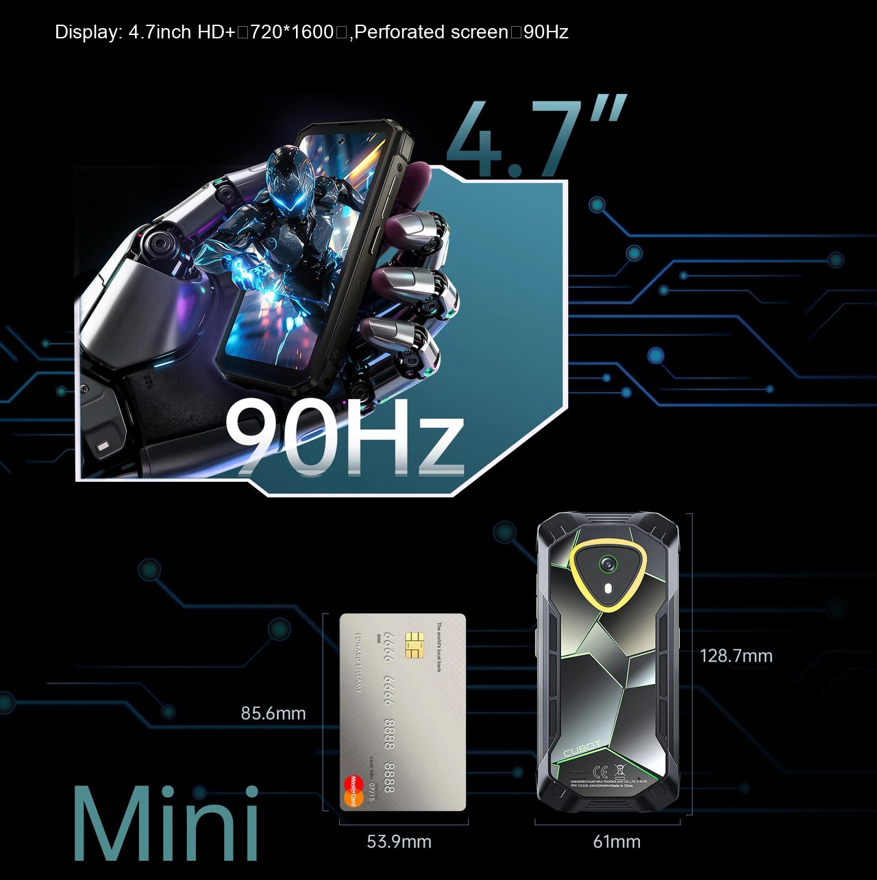 Cubot KingKong Mini 4 Rugged Phones features 2