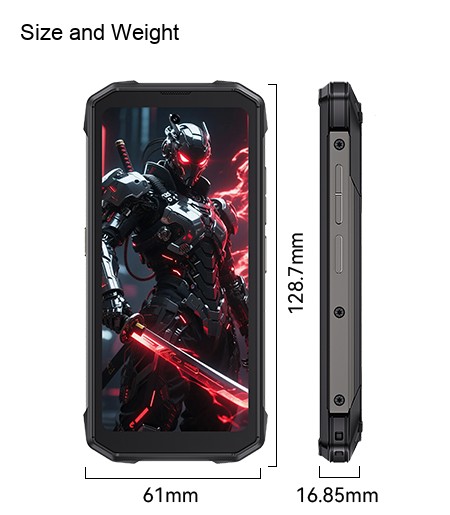 Cubot KingKong Mini 4 Rugged Phones specification illustration 2