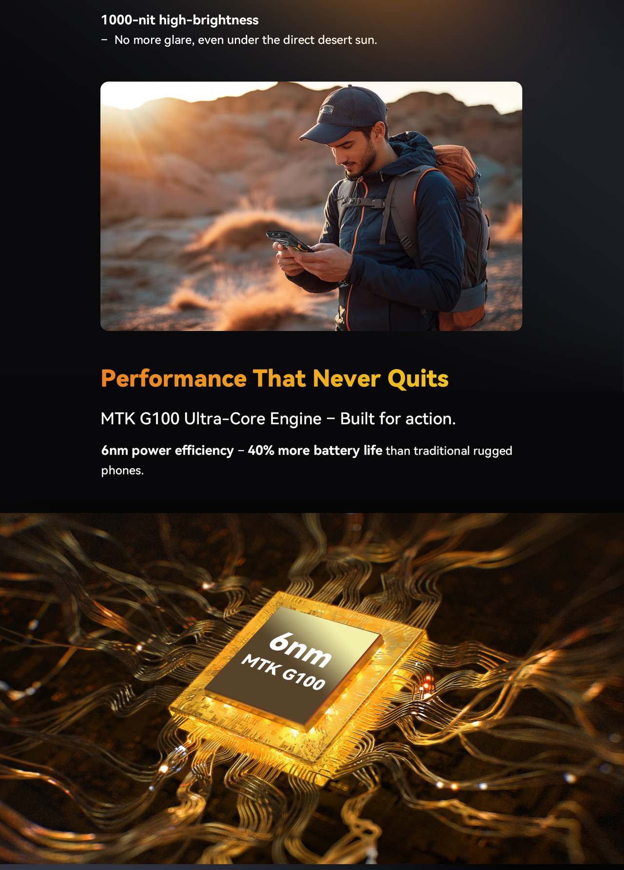 Cubot KingKong Power 5 Rugged Phones features 9