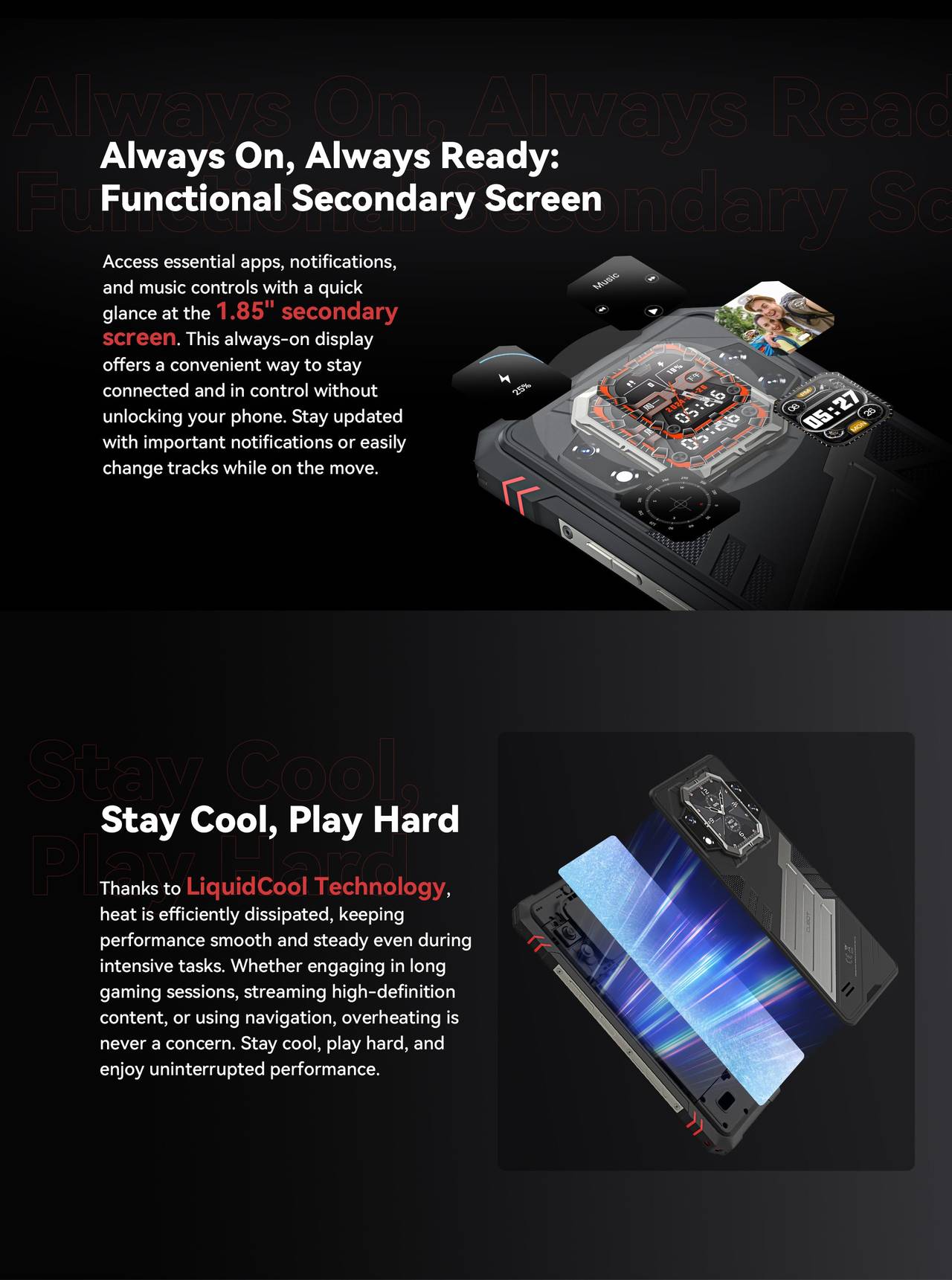 Cubot KingKong Star 2 Rugged Phones features 5