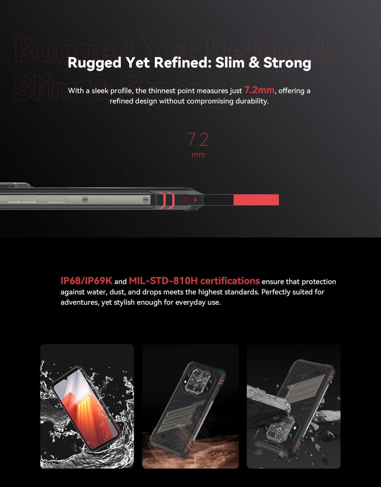 Cubot KingKong Star 2 Rugged Phones features 6