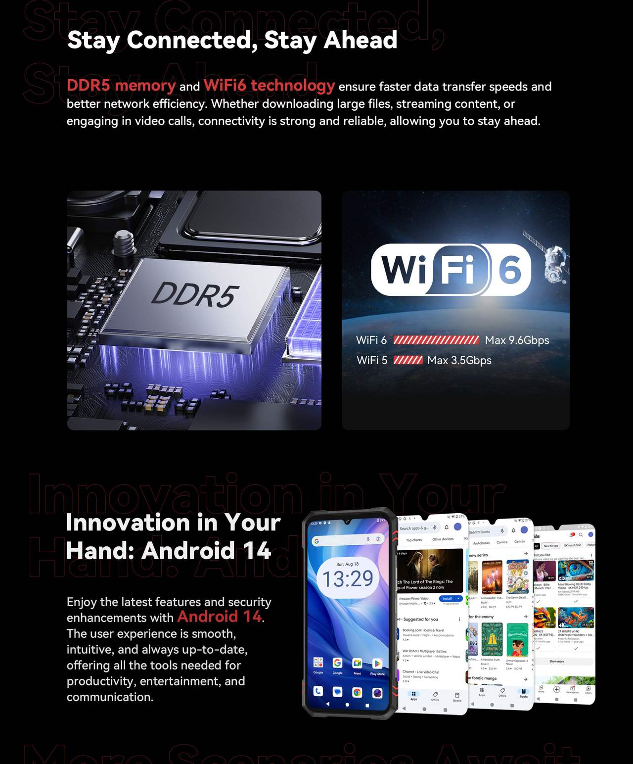 Cubot KingKong Star 2 Rugged Phones features 10