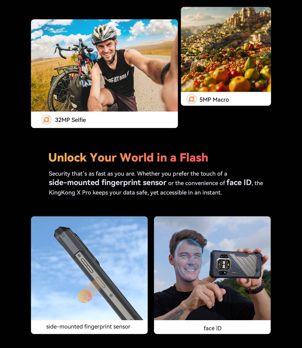 Cubot KingKong X Pro Rugged Phones features 7