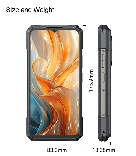 Cubot KingKong X Pro Rugged Phones specification illustration 2