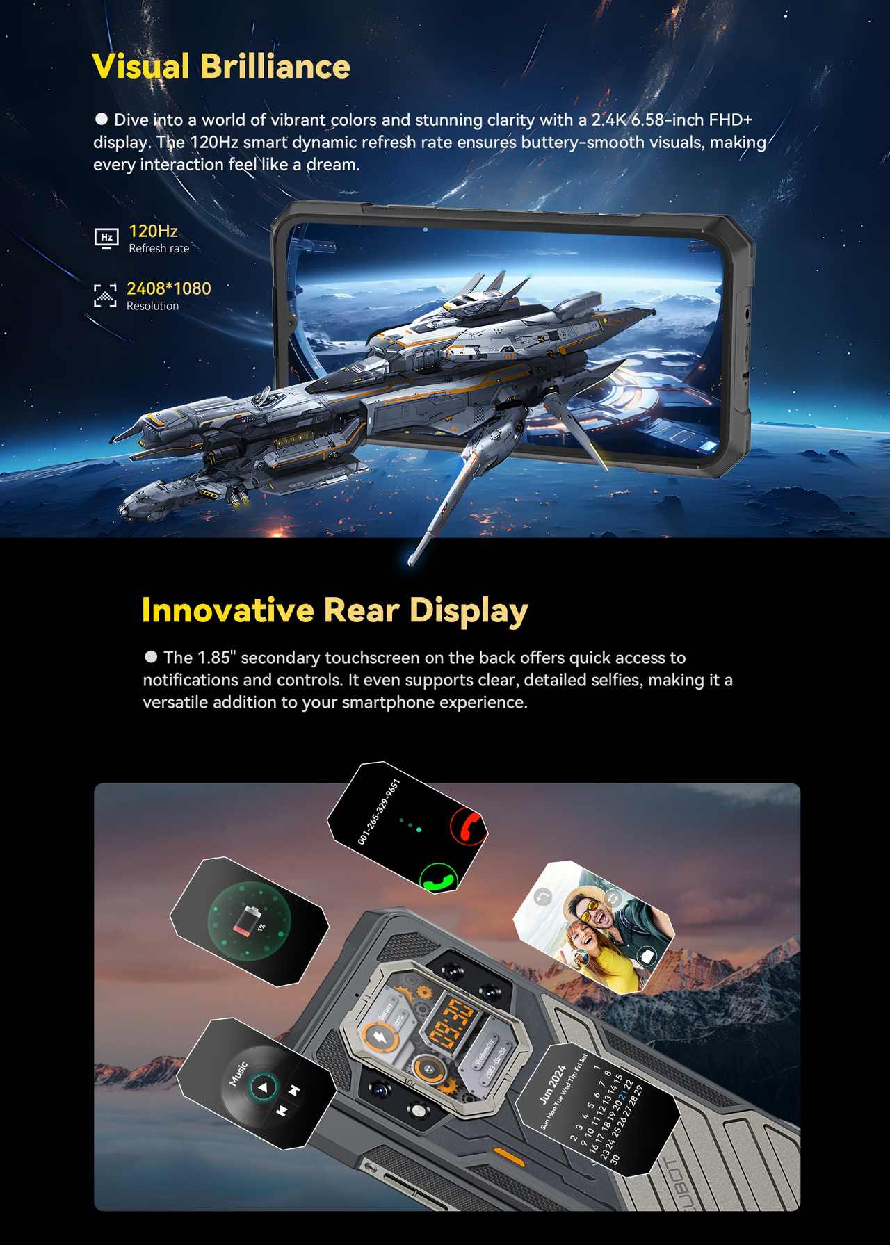 Cubot KingKong X Rugged Phones features 4