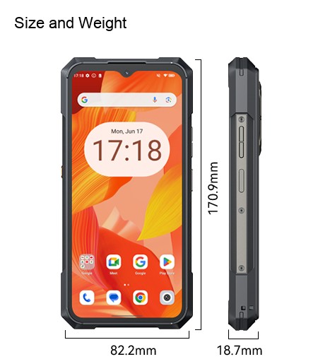 Cubot KingKong X Rugged Phones specification illustration 2