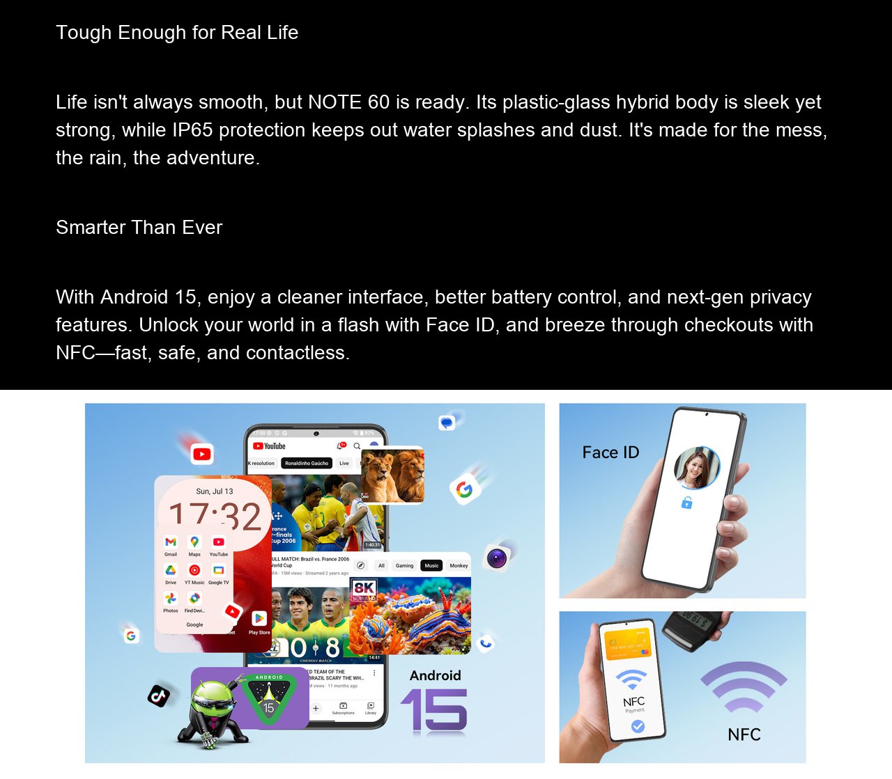 Cubot Note 60 Smart Phones features 10