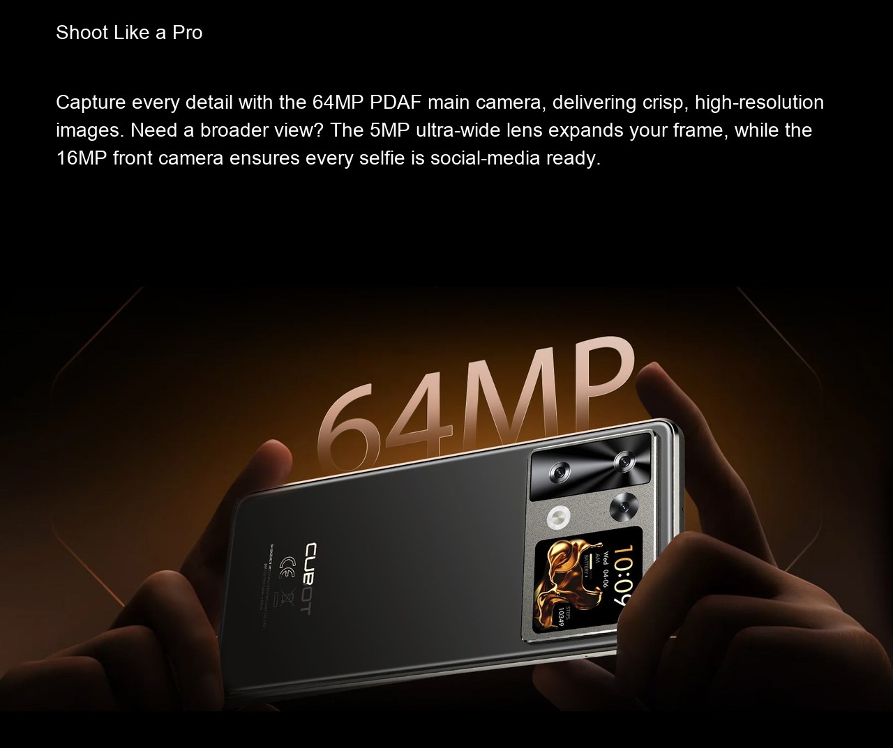 Cubot P90 Smart Phones features 7