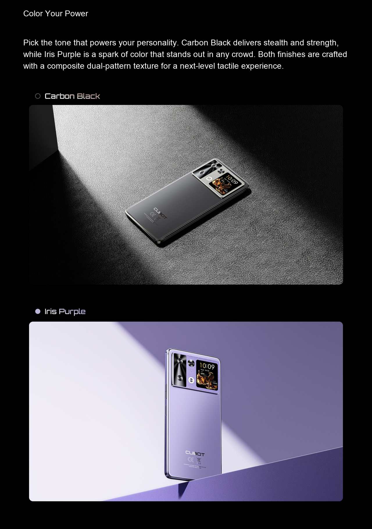 Cubot P90 Smart Phones features 15