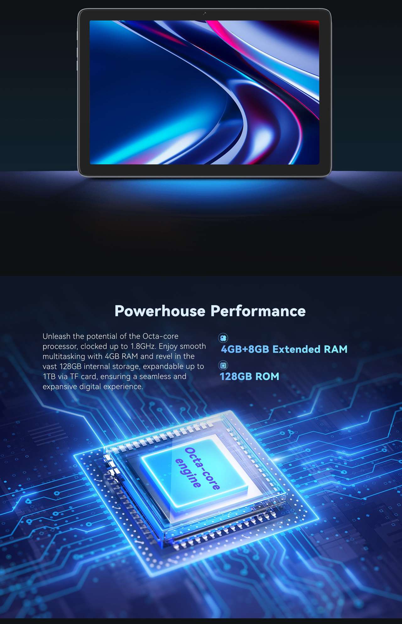 Cubot TAB 65 Smart Tablets features 3