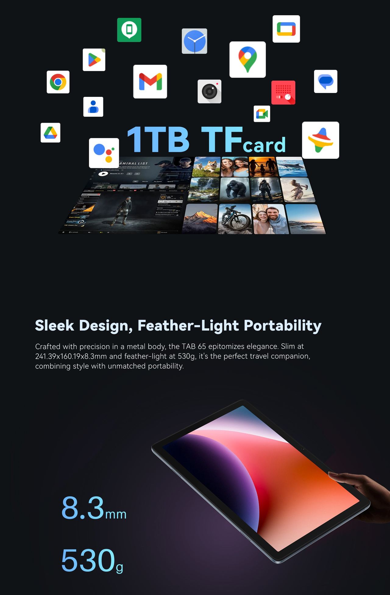 Cubot TAB 65 Smart Tablets features 7