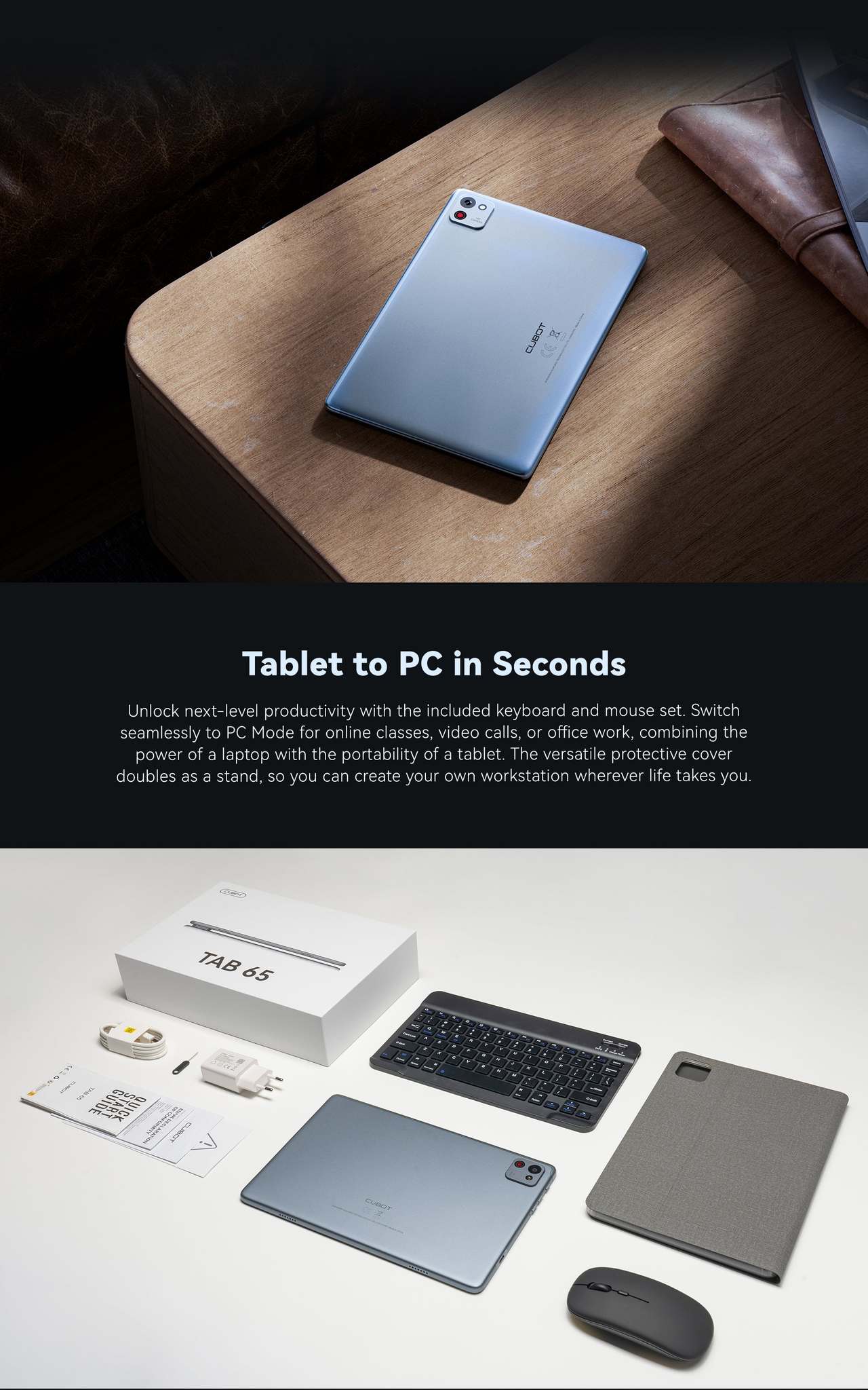 Cubot TAB 65 Smart Tablets features 9