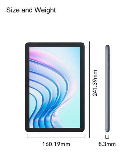 Cubot TAB 65 Smart Tablets specification illustration 2