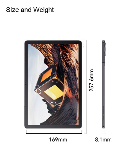 Cubot TAB 70 Smart Tablets specification illustration 2