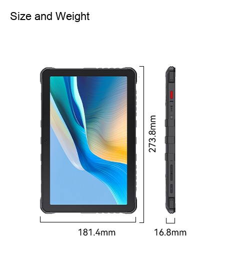 Cubot TAB KingKong 2 Rugged Tablets specification illustration 2