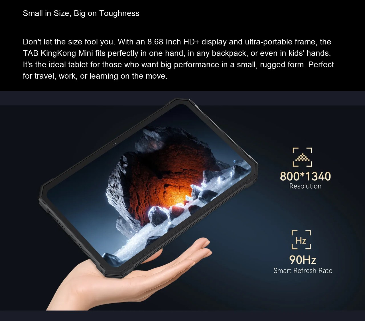 Cubot TAB KingKong Mini Rugged Tablets features 2