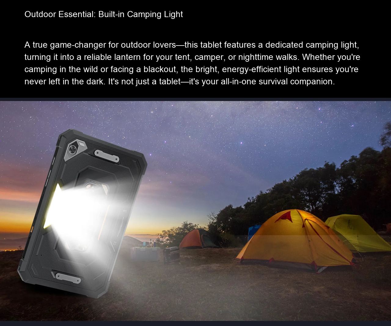 Cubot TAB KingKong Mini Rugged Tablets features 8