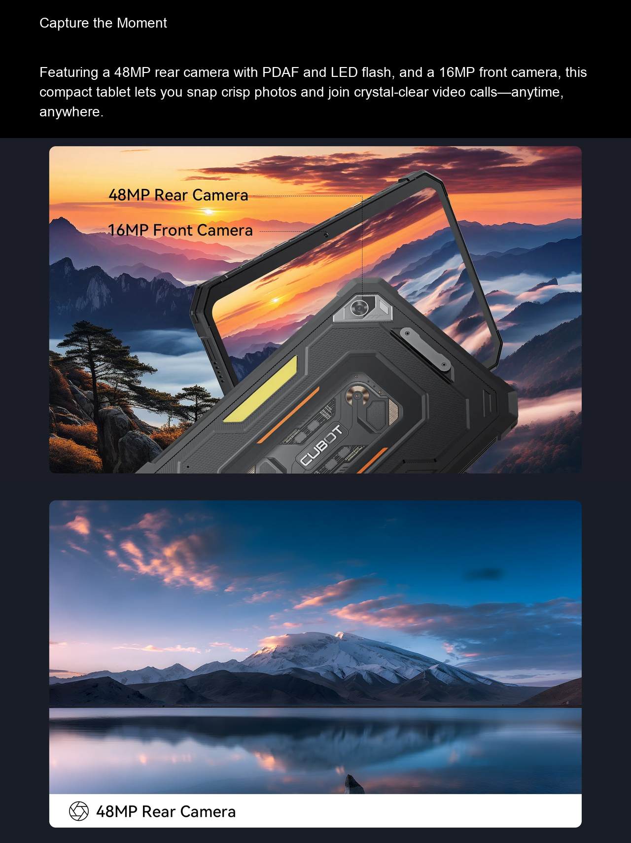 Cubot TAB KingKong Mini Rugged Tablets features 11