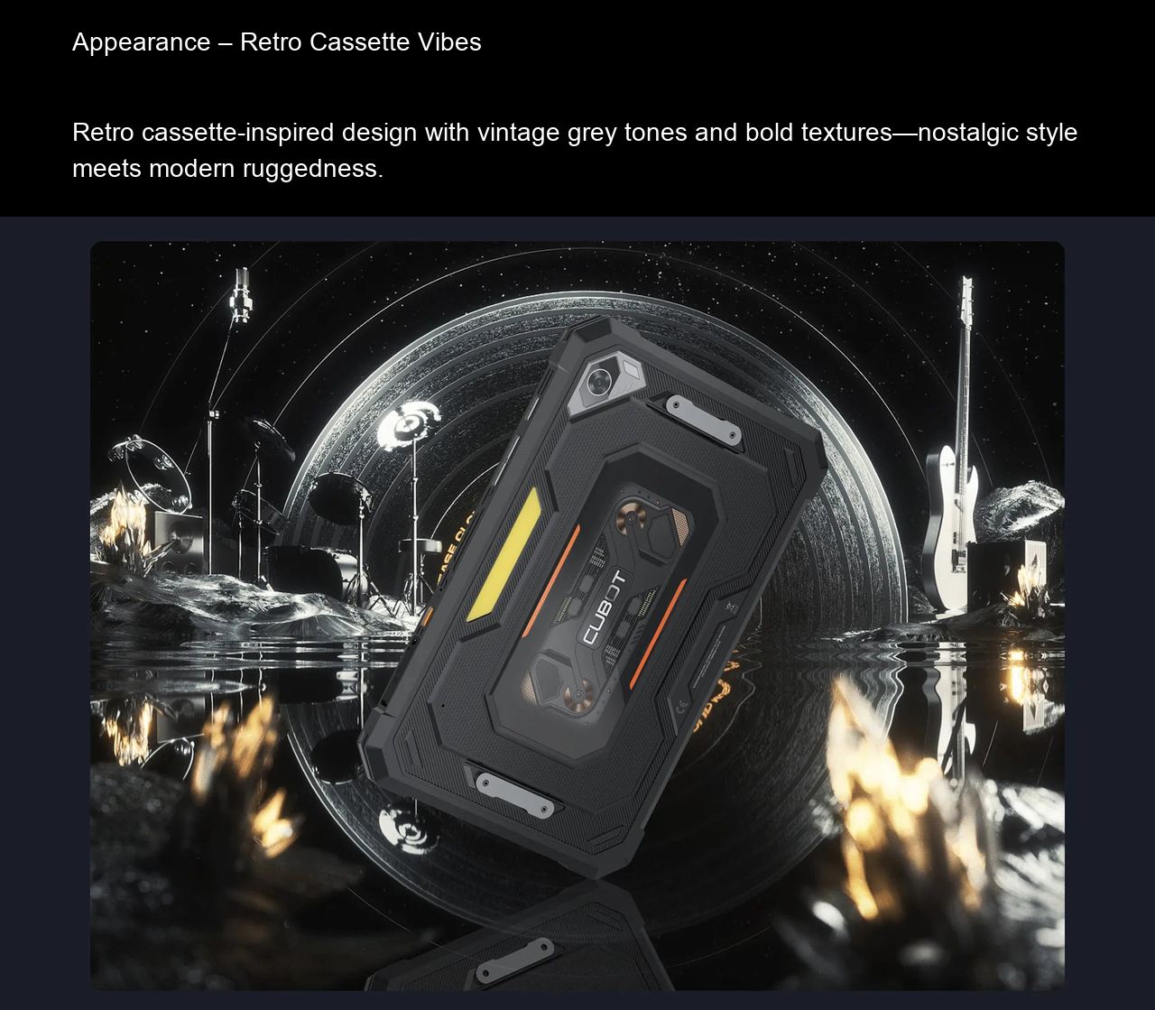 Cubot TAB KingKong Mini Rugged Tablets features 14