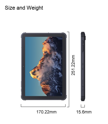 Cubot TAB KingKong Rugged Tablets specification illustration 2
