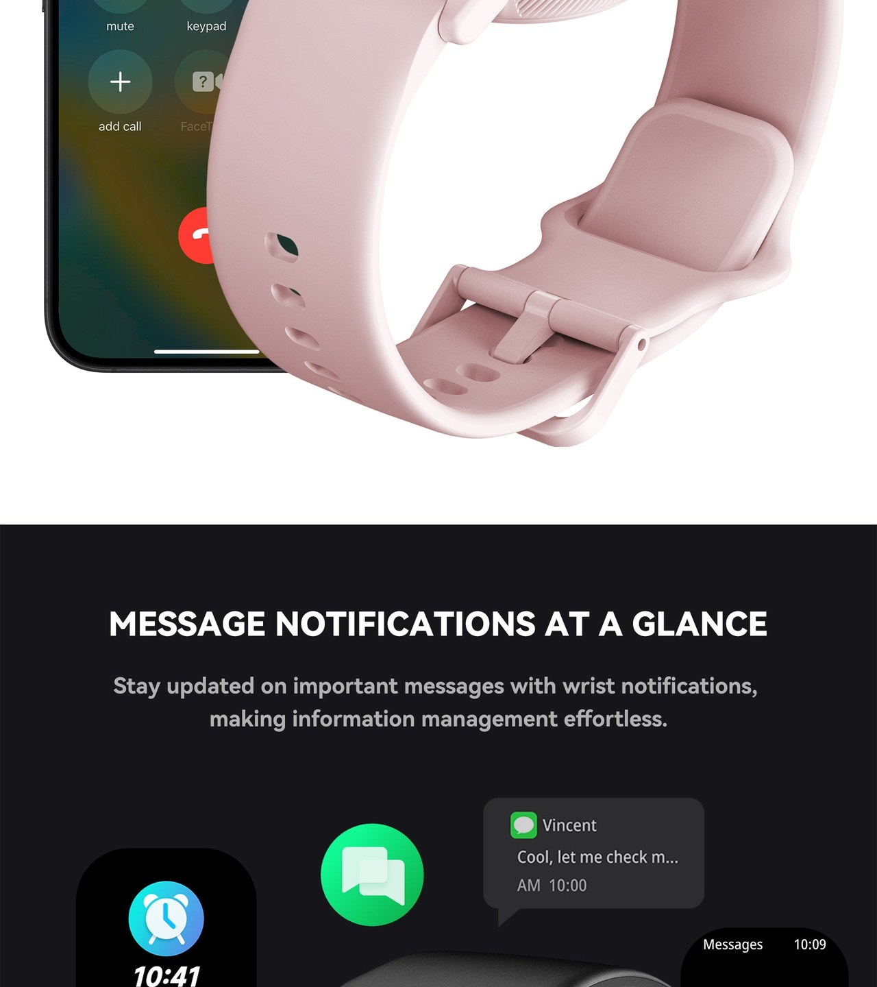 Cubot U1 Smartwatches features 6