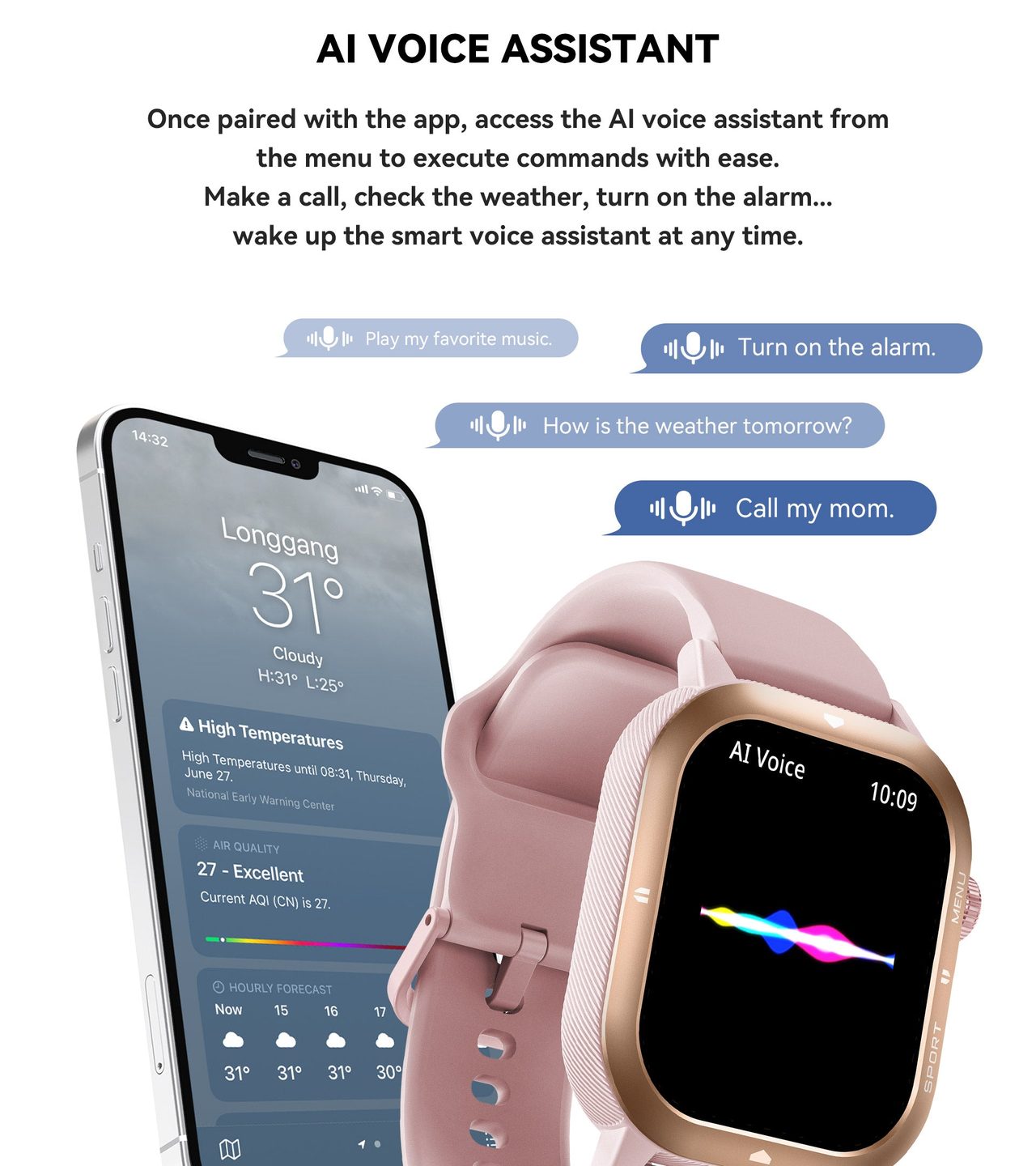 Cubot U1 Smartwatches features 8