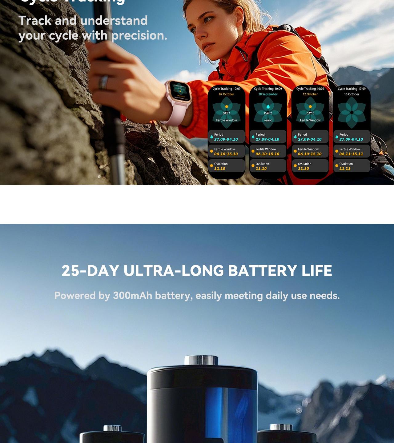 Cubot U1 Smartwatches features 15