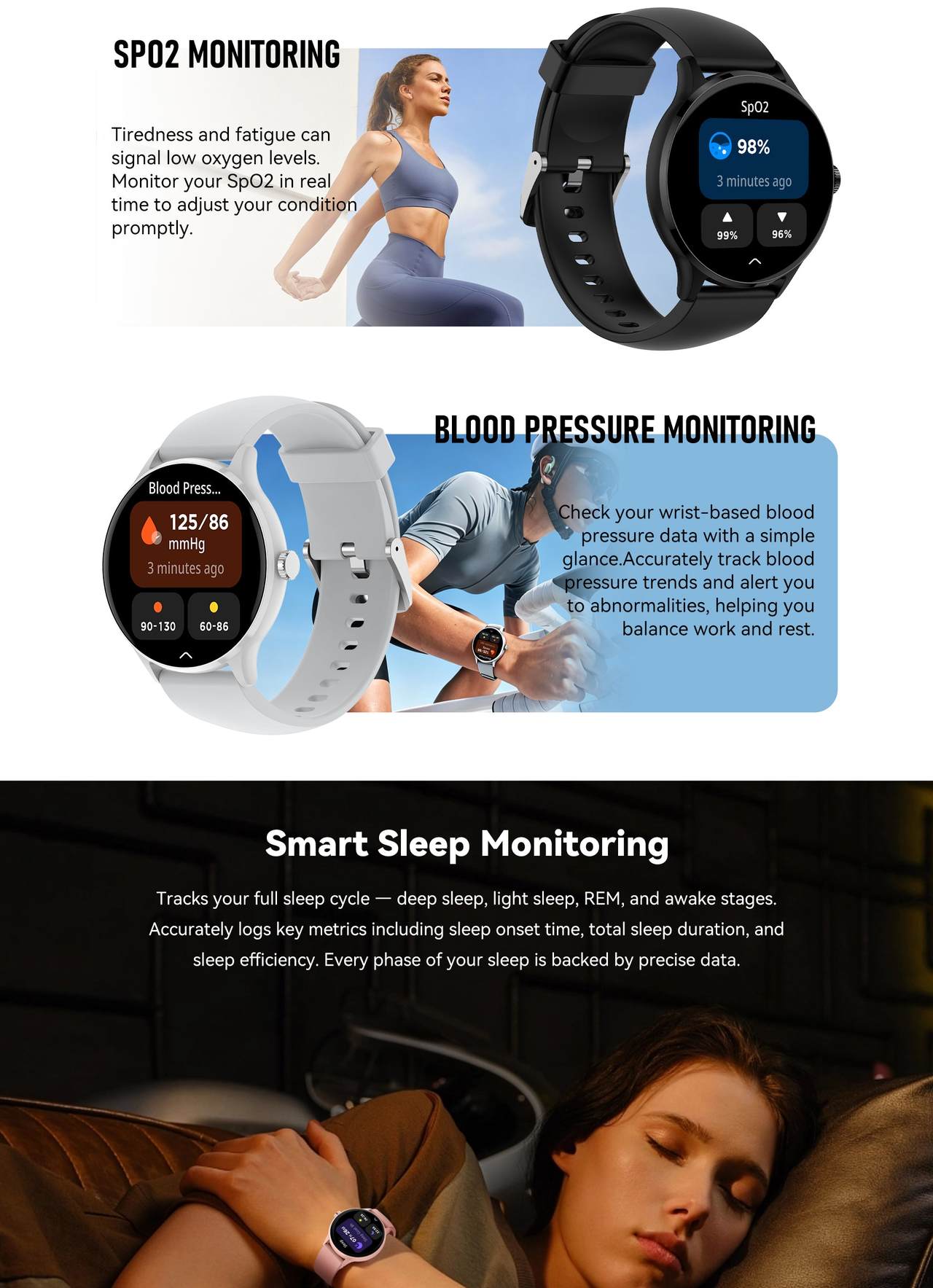 Cubot U2 Smartwatches features 5